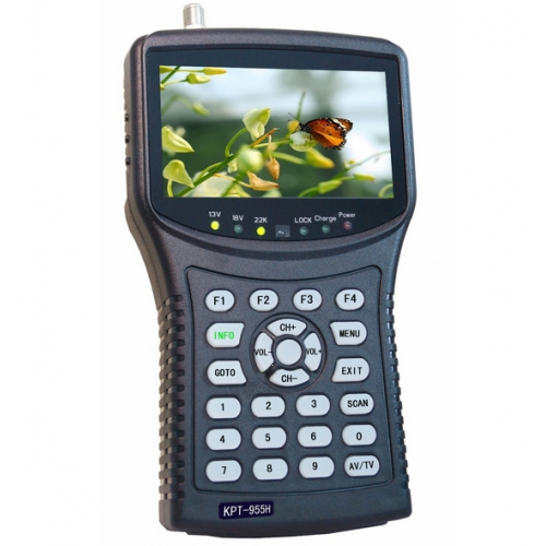 KPT-955H 4.3 Inch Portable Satellite Finder Meter HD DVB-S/S2